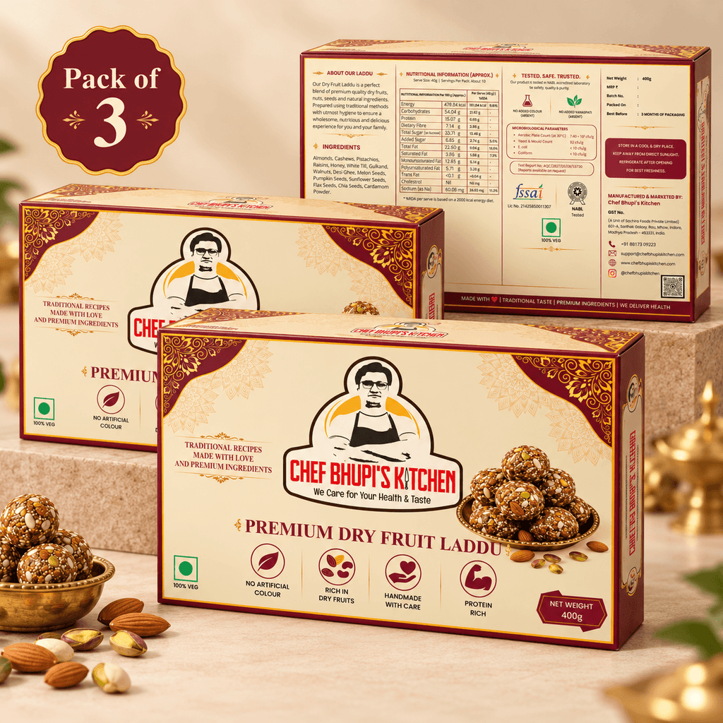 Premium Dry Fruits Laddu (Pack of 3)